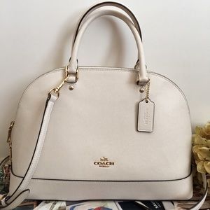 COACH Sierra white satchel bag